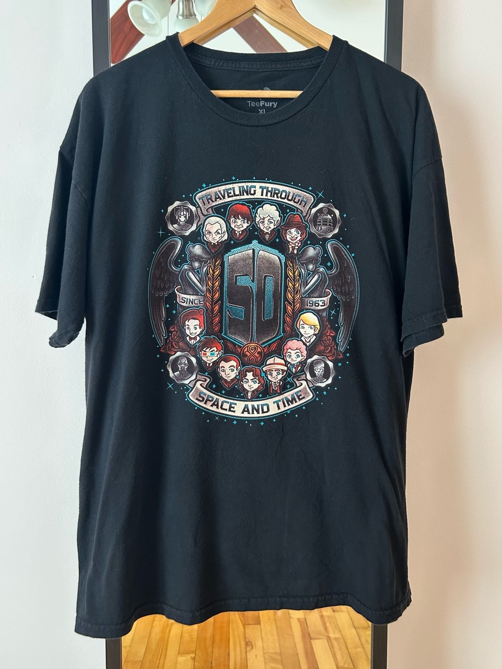 Vintage 2013 Dr Who 🇬🇧 📺 TV Promo tee shirt BBC Y2K Sci Fi Tee Fury